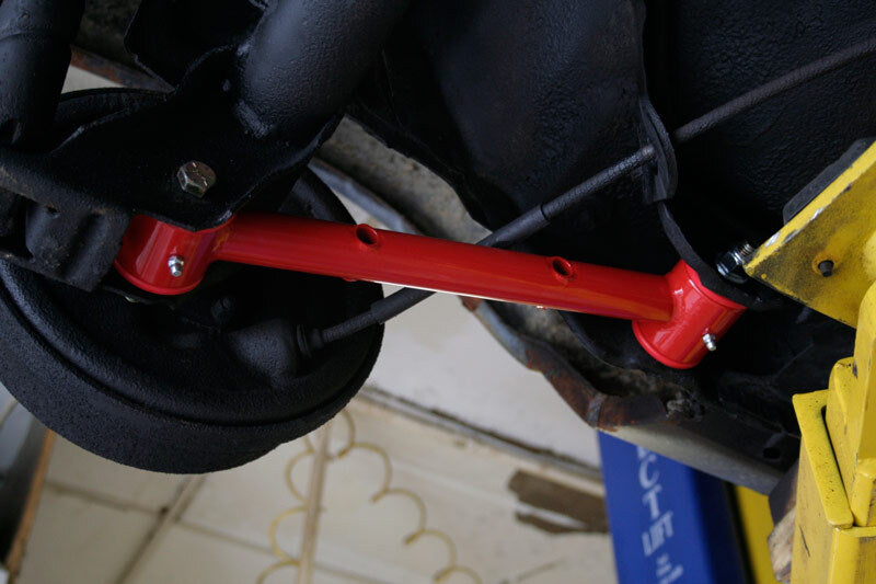 UMI Performance 501518-R Upper and Lower Control Arm Kit Red for 1975 GM H-Body