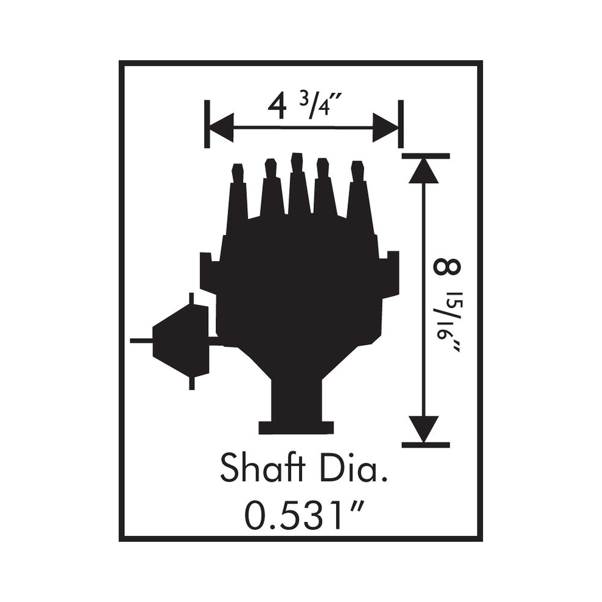 MSD 8478 for Ford 351W Street Pro-Billet
