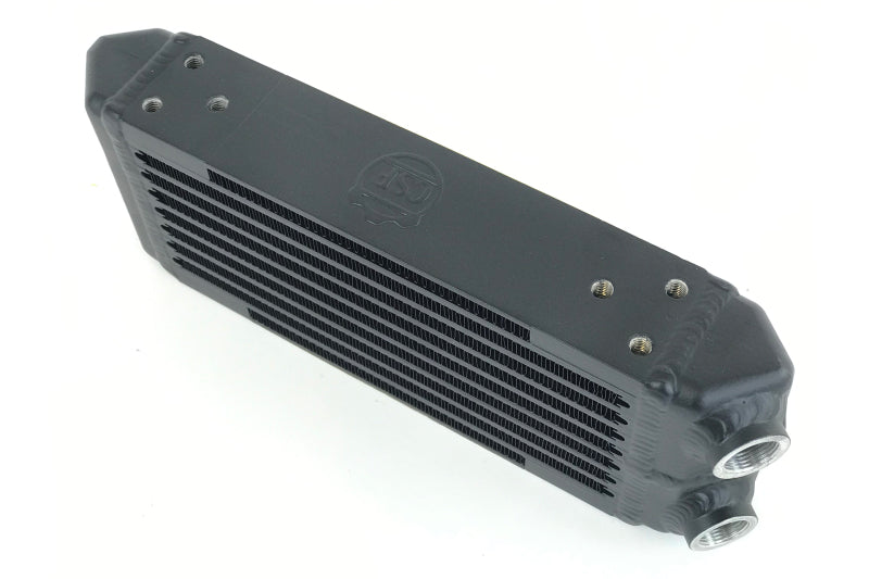 CSF 8119 Univ Dual-Pass Oil Cooler - M22 x 1.5 - 13in L x 4.75in H x 2.16in W