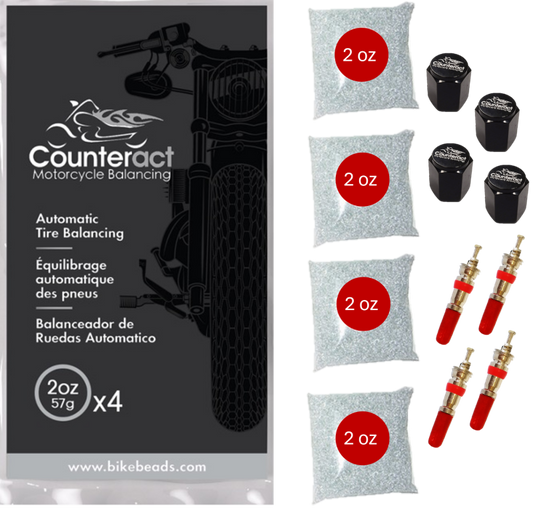 Counteract MK2oz Motorcycle Balancing Bead Shop Pack (4) 2oz Bags