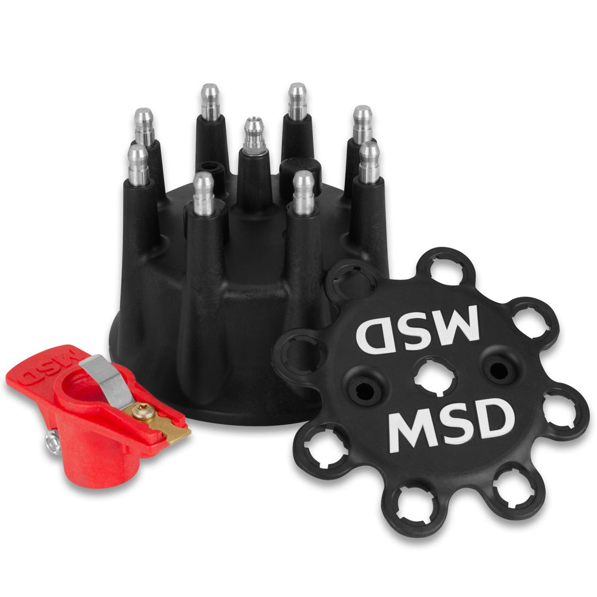 MSD 79193 Replacement Cap and Rotor for Pro Mag, Black
