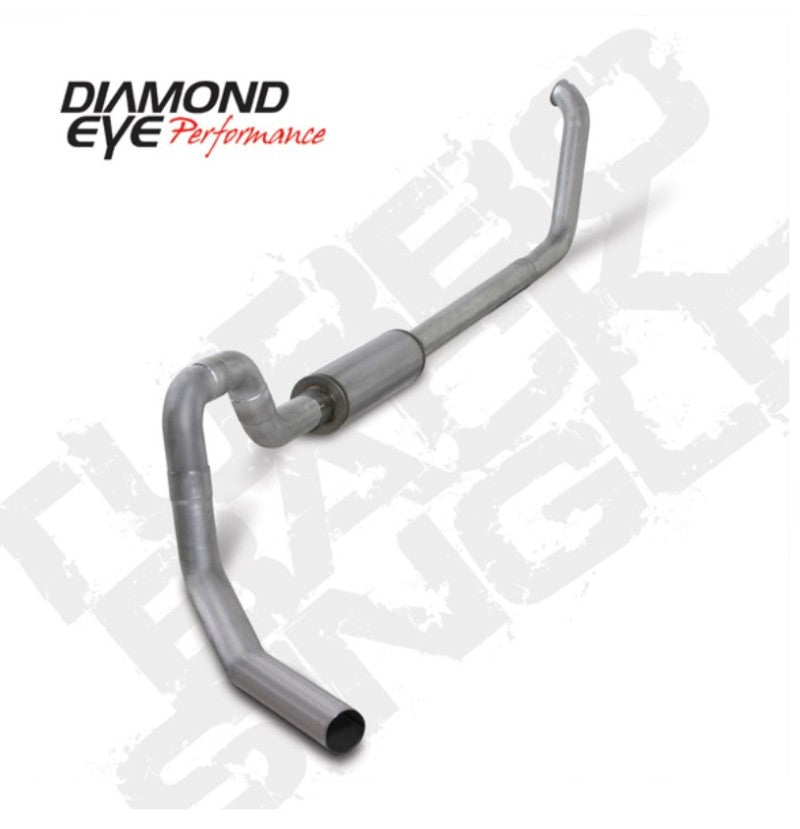 Diamond Eye K4331A 4in Turbo-Back Exhaust Kit | Aluminized
