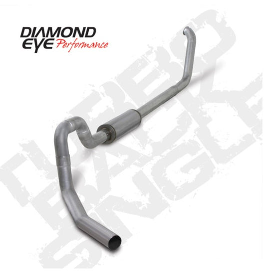 Diamond Eye K4331A 4in Turbo-Back Exhaust Kit | Aluminized