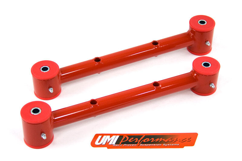 UMI Performance 5015-R Lower Control Arms Red for 1975-1980 GM H-Body