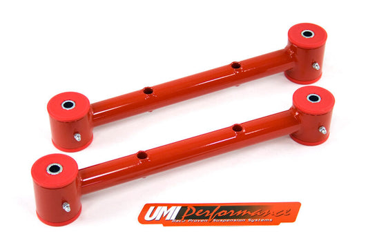 UMI Performance 5015-R Lower Control Arms Red for 1975-1980 GM H-Body