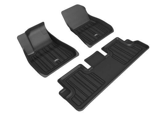 3D MAXpider Elitect Front & Rear Floor Mats for 2020-2022 Tesla Model 3