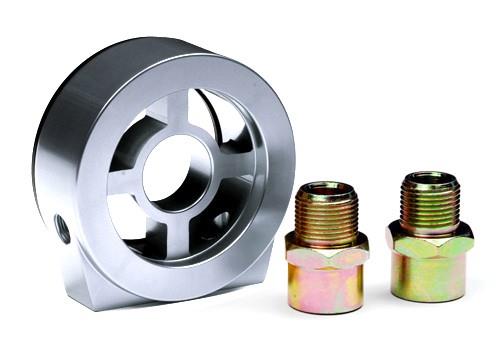 BLOX Racing Oil Filter Block Adapter Silver / For Oil Pressure / Oil Temperature BXGA-00105-SI