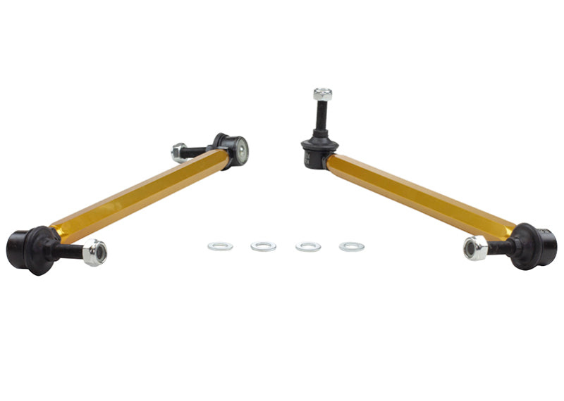 Whiteline KLC151 Front Sway Bar Link Kit Heavy Duty Adjustable Steel Ball for 2000-2011 Ford Focus, 2004-2012 Volvo S40, 2006-2013 Mazda 3 and More