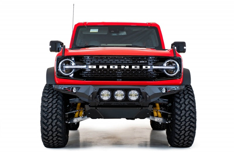 Addictive Desert Designs for 21-22 Ford Bronco Bomber Front Bumper (w/ 3 Rigid 360 Mounts)