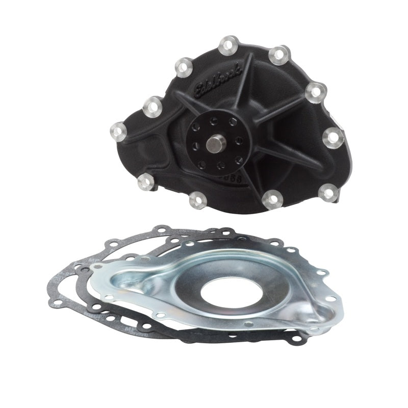 Edelbrock 88563 Water Pump High Performance Pontiac 1969-1979 389-455 CI V8 Engines Standard Length