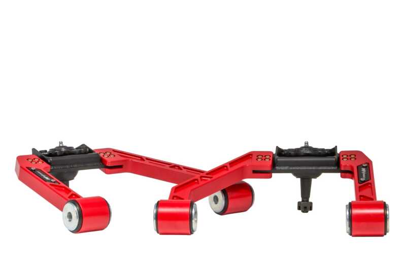 UMI Performance 6565-R Adjustable Upper A-Arm Kit Red for 2015-2026 Ford F-150