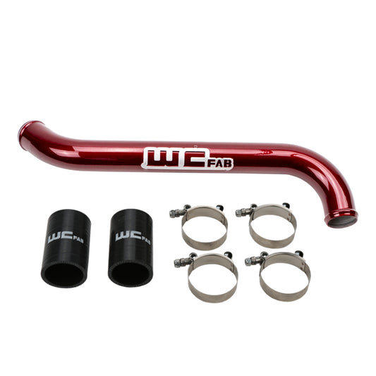 Wehrli Custom Fabrication WCF100696-RED Upper Coolant Pipe WCFab Red for 2011-2016 Chevrolet Silverado / GMC Sierra 2500 HD / 3500 HD 6.6L LML Duramax