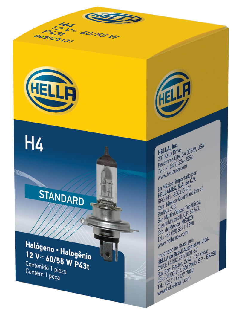 HELLA H4 12V 60/55W Halogen Bulb