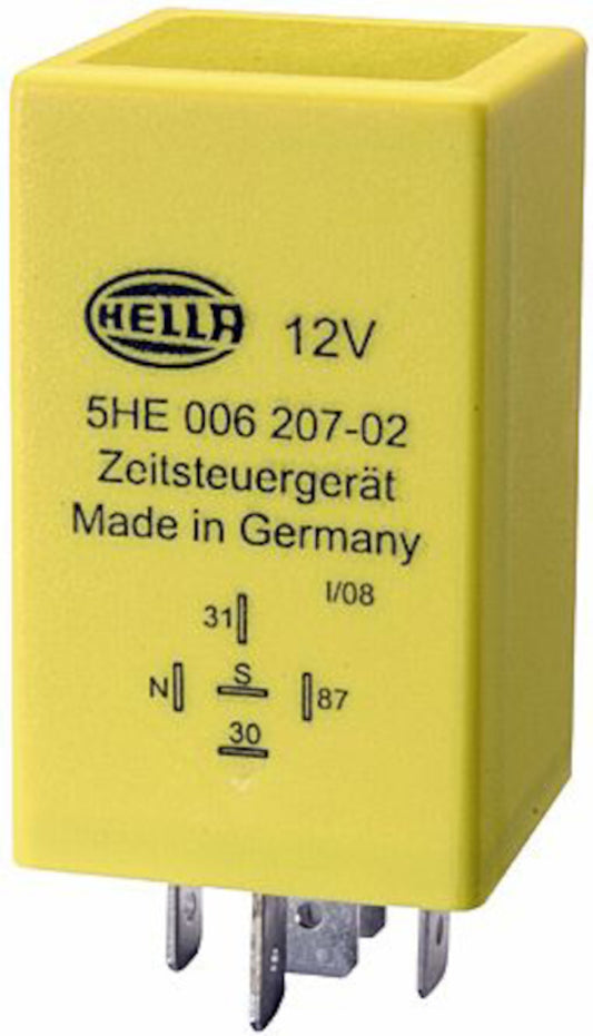 HELLA 006207027 Timer Module Relay 12V 10A 5 Second