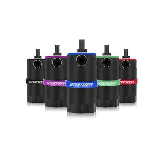 Mishimoto Universal Baffled Oil Catch Can - Purple - #MMBCC-UNI-PR