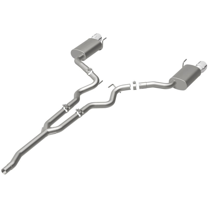 MagnaFlow 19097 Cat Back, SS, 2.5in, Street, Dual Split Polished 4.5in Tips 2015 Ford Mustang Ecoboost - #19097