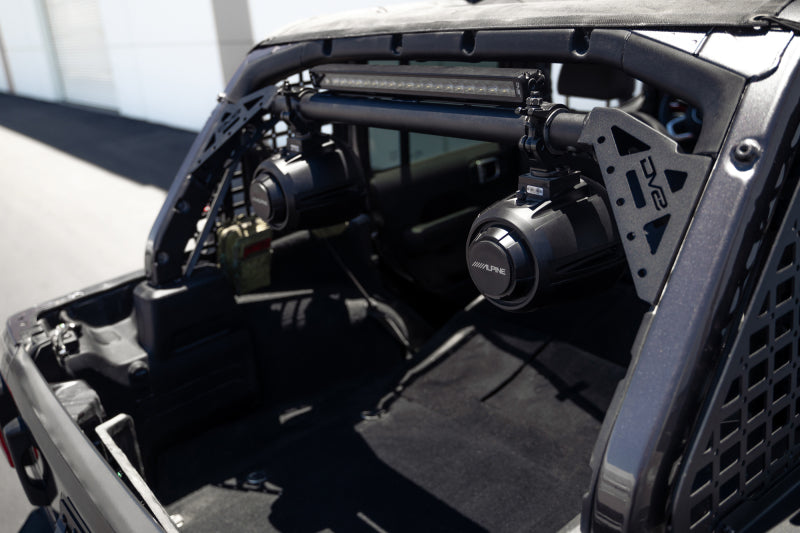 DV8 Offroad 18-23 Jeep Wrangler JL 4-Door Speaker/Light Bar Mount - #SBJL-01