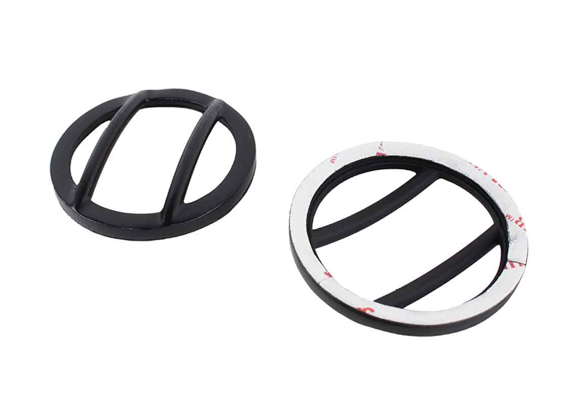 Kentrol 50008 Side Marker Covers Pair for 2007-2018 Jeep Wrangler JK - Powdercoat Black