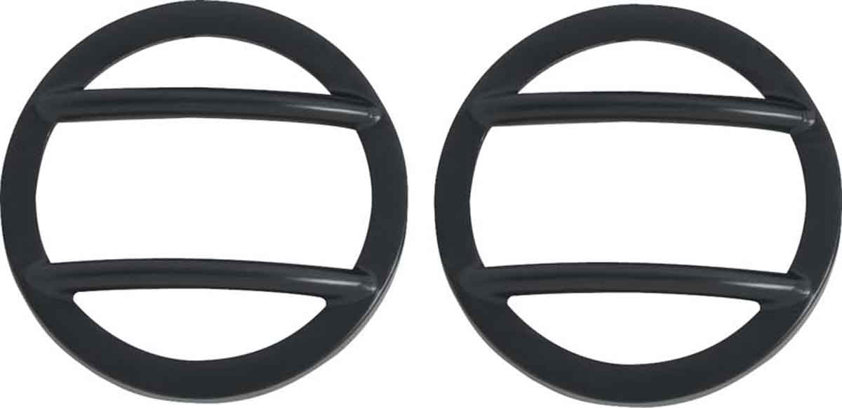 Kentrol 50008 Side Marker Covers Pair for 2007-2018 Jeep Wrangler JK - Powdercoat Black