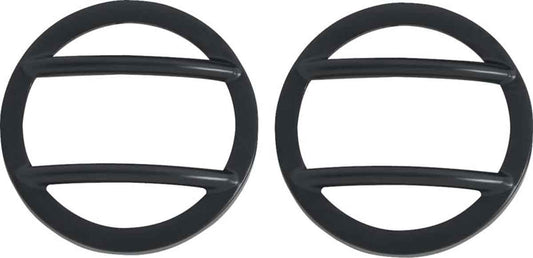Kentrol 50008 Side Marker Covers Pair for 2007-2018 Jeep Wrangler JK - Powdercoat Black
