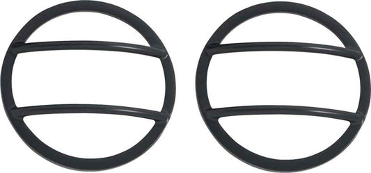 Kentrol 50014 Fog Light Covers Pair for 2007-2018 Jeep Wrangler JK - Powdercoat Black