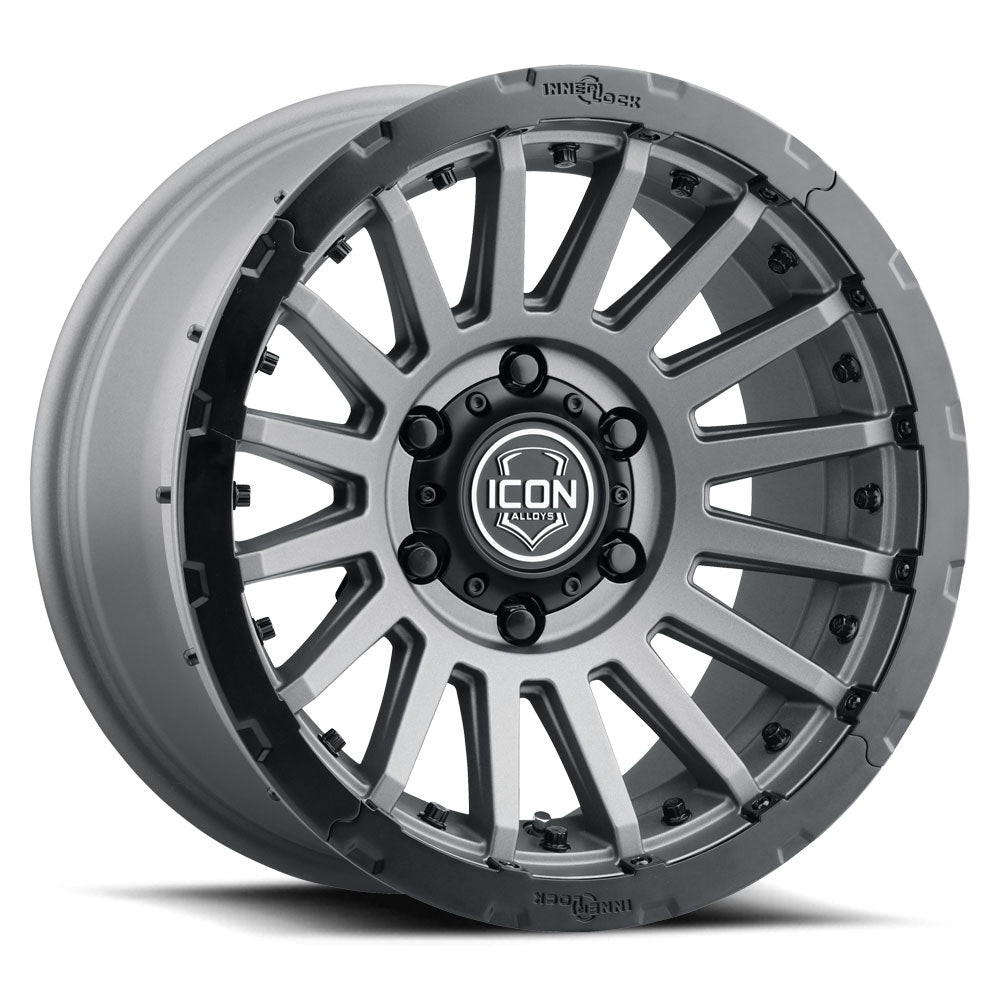 ICON Alloys Recon Pro Satin Charcoal - 18x9 / 6x5.5 / 25mm 6in BS