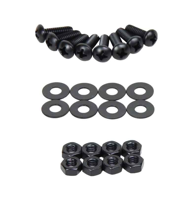 Kentrol 50401 Hood Catch Pair for 1955-1995 Jeep CJ Wrangler YJ - Powdercoat Black
