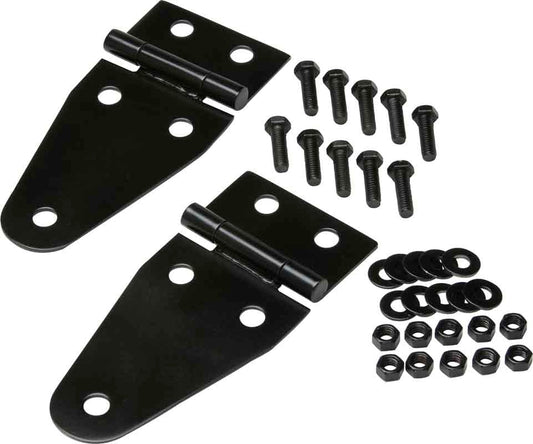 Kentrol 50402 Hood Hinge Pair for 1976-1995 Jeep CJ Wrangler YJ - Powdercoat Black