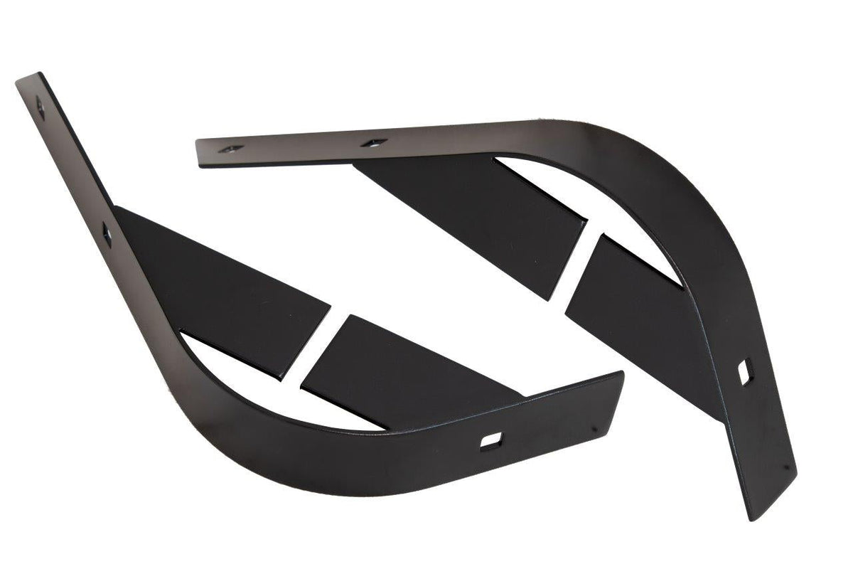Kentrol 50404 Rear Body Corner Guards Pair for 1955-1995 Jeep CJ Wrangler YJ - Powdercoat Black