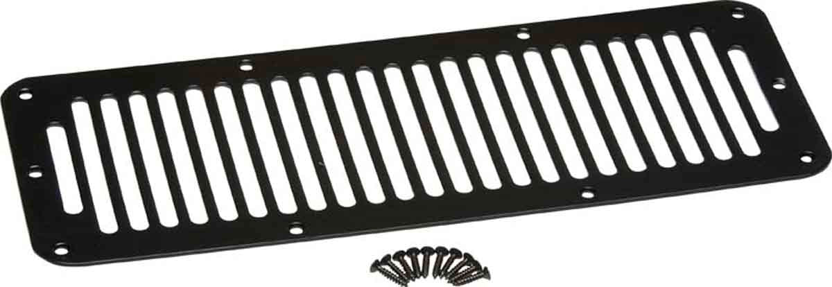 Kentrol 50570 Hood Kit with TJ Style Catch for 1978-1995 Jeep CJ Wrangler YJ - Powdercoat Black