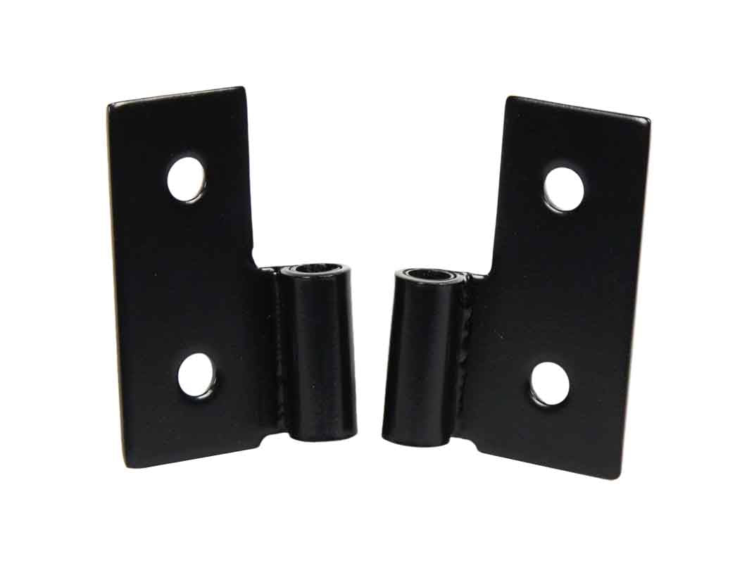 Kentrol 50407 Lower Door Hinge Pair for 1976-2006 Jeep CJ Wrangler YJ TJ LJ - Powdercoat Black