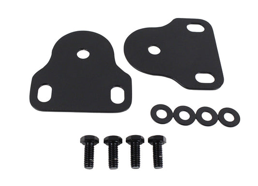 Kentrol 50408 Interior Windshield Brackets Pair for 1976-1995 Jeep CJ Wrangler YJ - Powdercoat Black