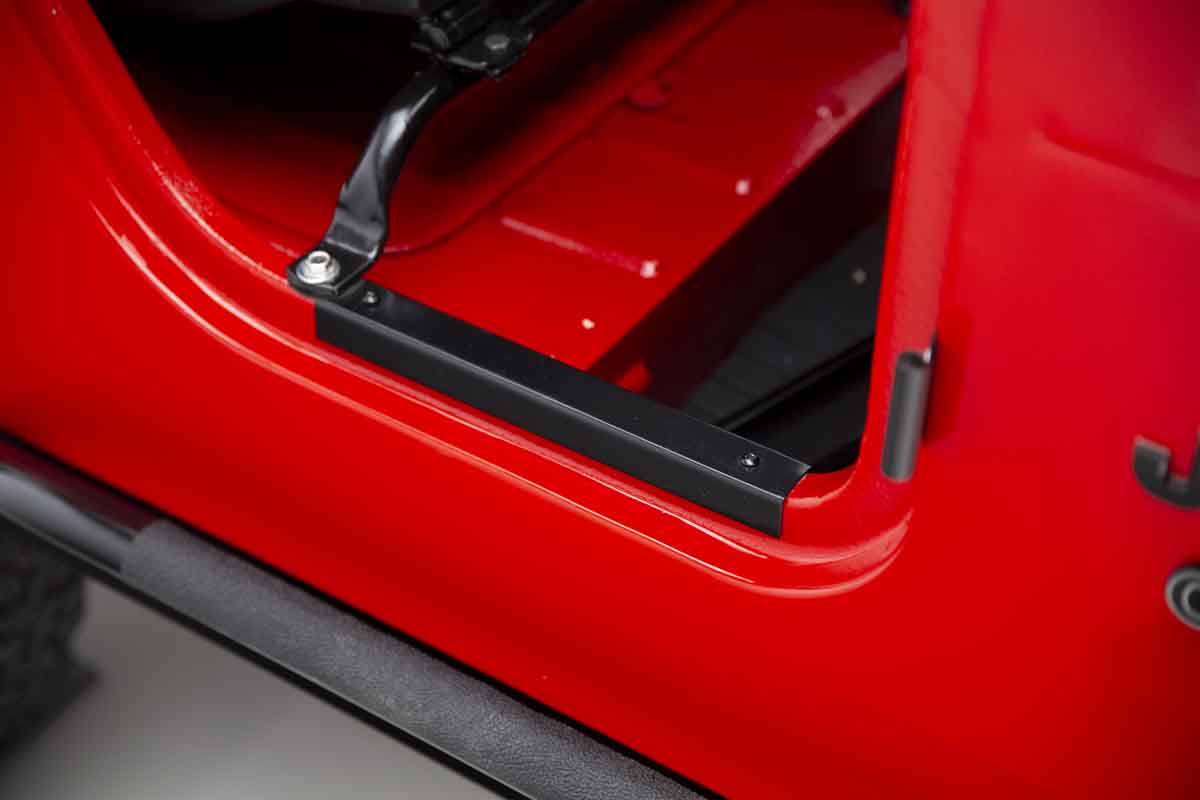Kentrol 50415 Entry Guards Pair for 1955-1983 Jeep CJ5 - Powdercoat Black