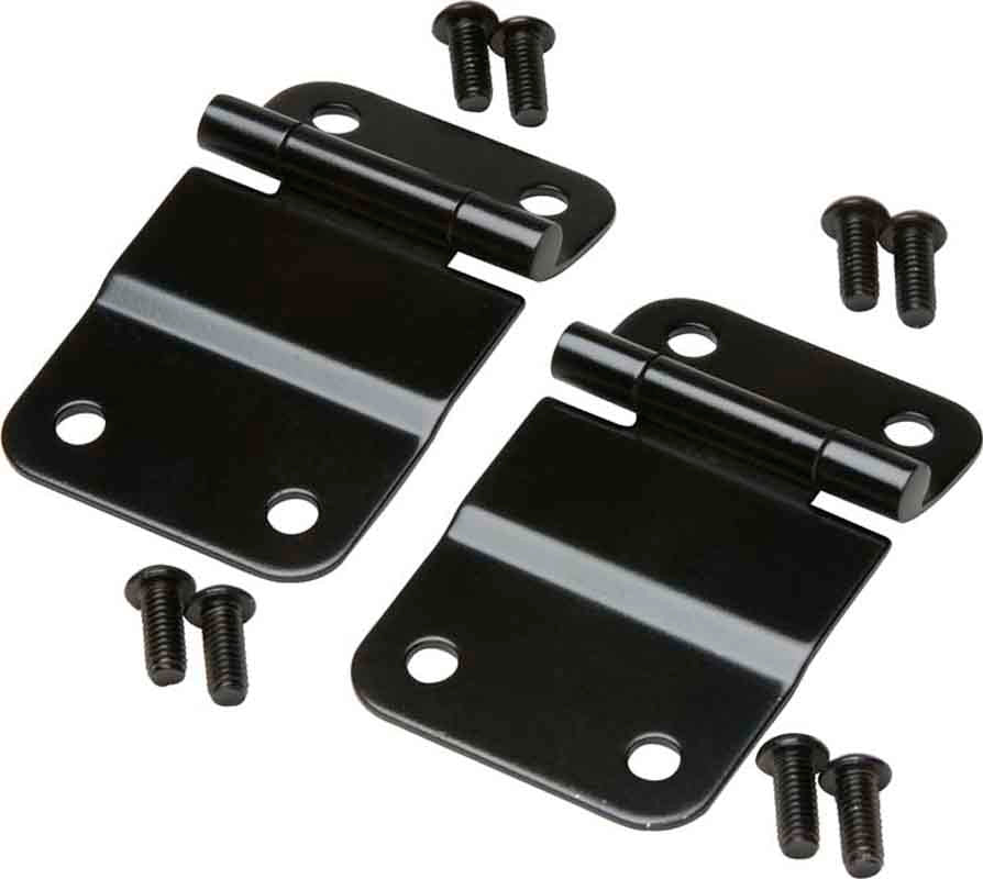Kentrol 50419 Tailgate Hinge Pair for 1976-1986 Jeep CJ7 CJ8 - Powdercoat Black