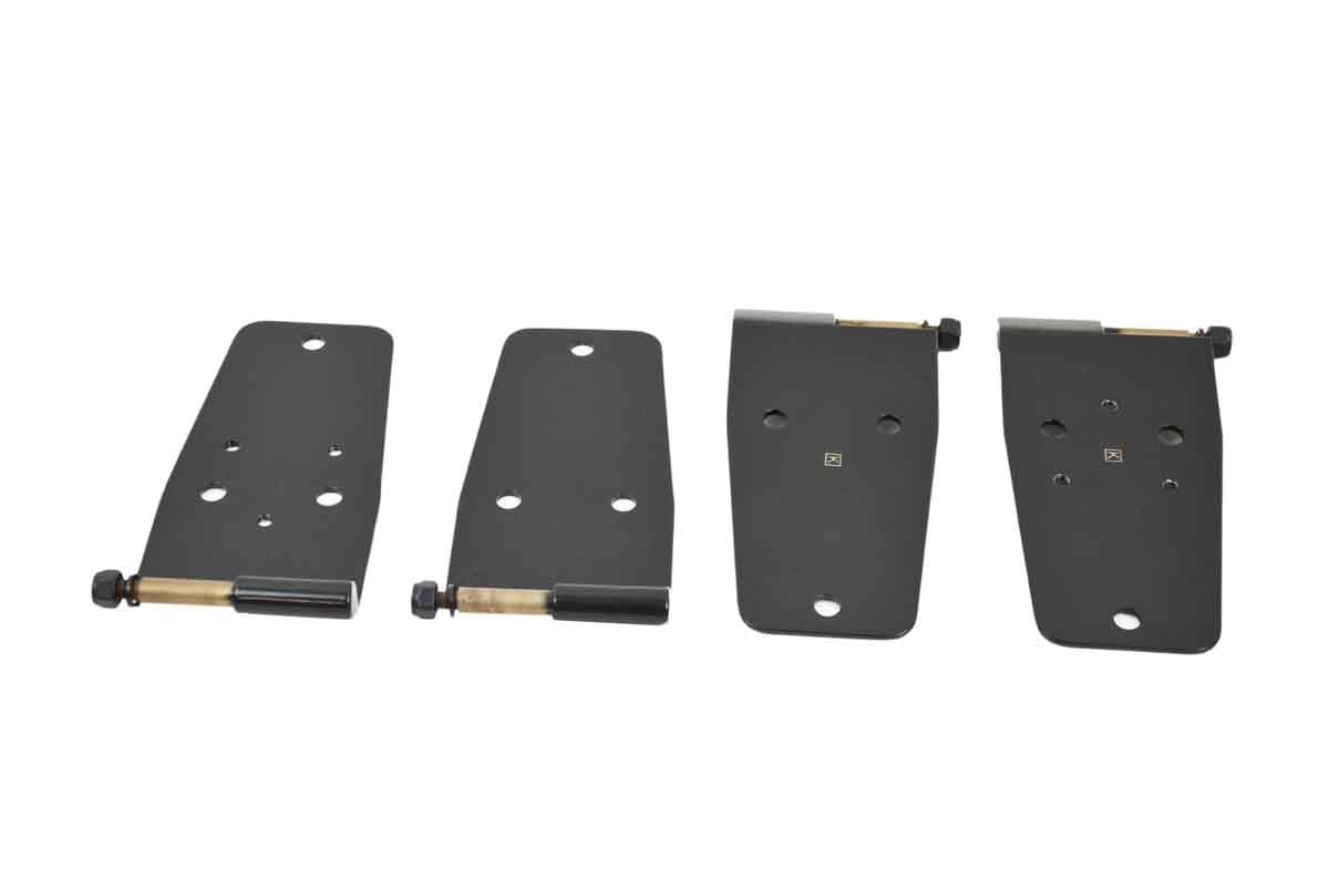 Kentrol 50420 Hardtop Door Hinge Set 4 Piece for 1976-1993 Jeep CJ Wrangler YJ - Powdercoat Black