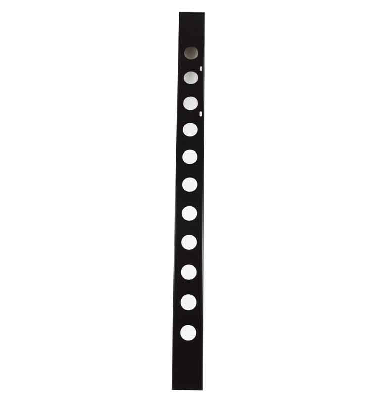 Kentrol 50429 54in Front Bumper with License Plate Holes for 1955-1986 Jeep CJ5 CJ7 CJ8 - Powdercoat Black