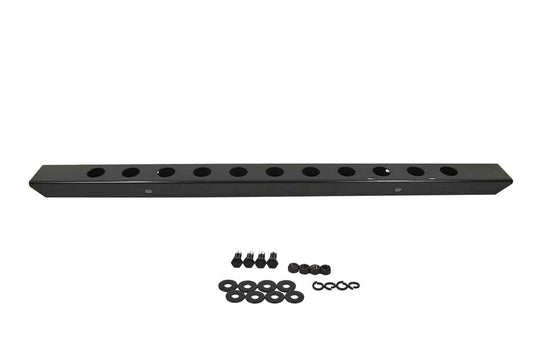 Kentrol 50429 54in Front Bumper with License Plate Holes for 1955-1986 Jeep CJ5 CJ7 CJ8 - Powdercoat Black