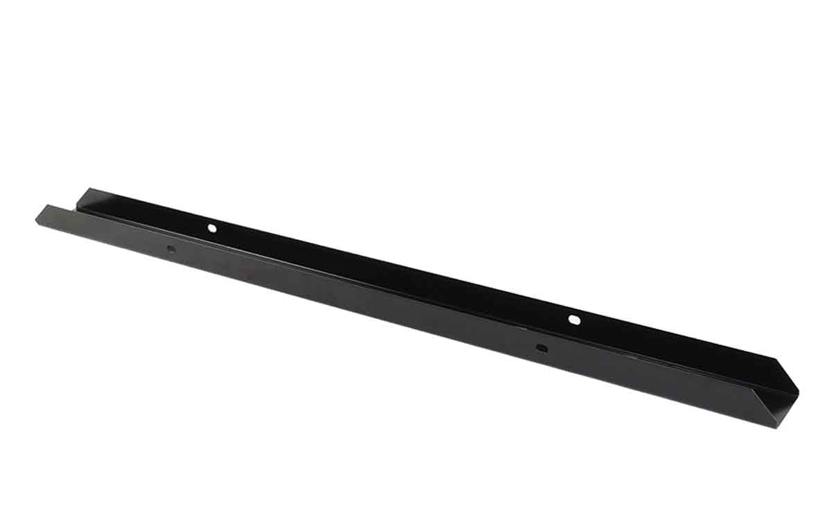 Kentrol 50430 54in Front Bumper without License Plate Holes for 1955-1986 Jeep CJ5 CJ7 CJ8 - Powdercoat Black