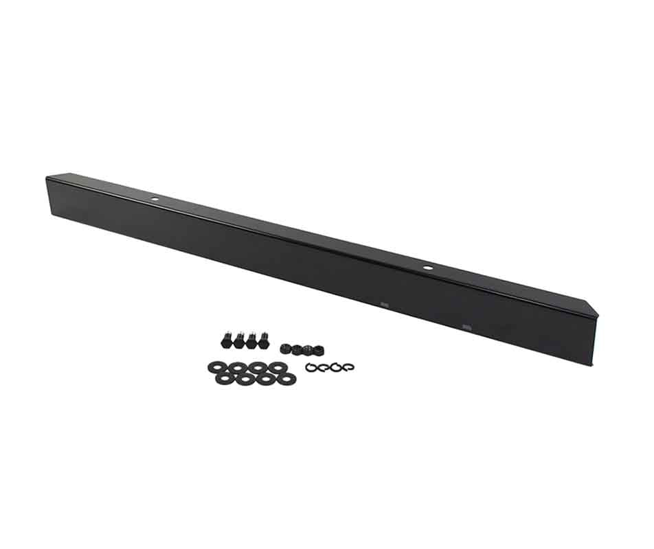 Kentrol 50430 54in Front Bumper without License Plate Holes for 1955-1986 Jeep CJ5 CJ7 CJ8 - Powdercoat Black