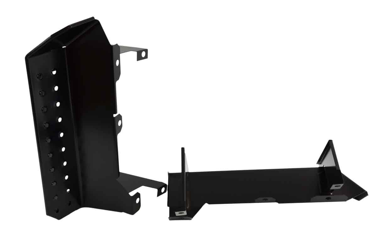 Kentrol 50432 Side Steps Pair for 1976-1995 Jeep CJ Wrangler YJ - Powdercoat Black