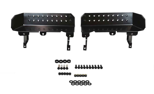 Kentrol 50432 Side Steps Pair for 1976-1995 Jeep CJ Wrangler YJ - Powdercoat Black
