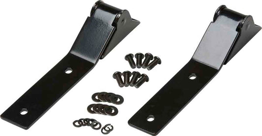 Kentrol 50442 Tailgate Hinge Pair for 1987-1995 Jeep Wrangler YJ - Powdercoat Black