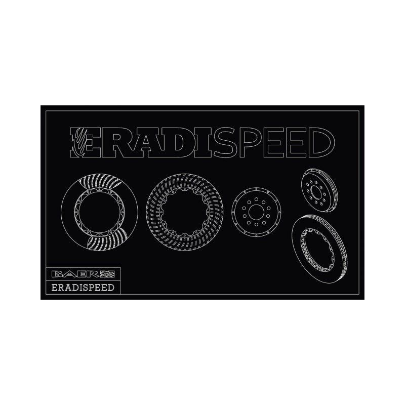 Baer Brakes 97-04 Chevrolet Corvette Eradispeed+ Rear SDZ 2-Piece Performance Brake Rotors