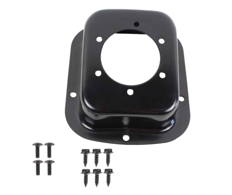 Kentrol 50468 Gas Filler Neck for 1976-1995 Jeep CJ Wrangler YJ - Powdercoat Black