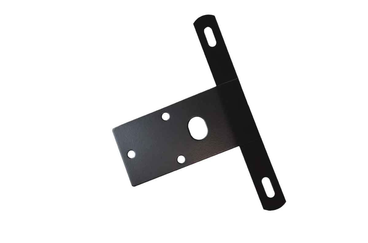 Kentrol 50472 License Plate Bracket for 1976-1986 Jeep CJ5 CJ7 CJ8 - Powdercoat Black