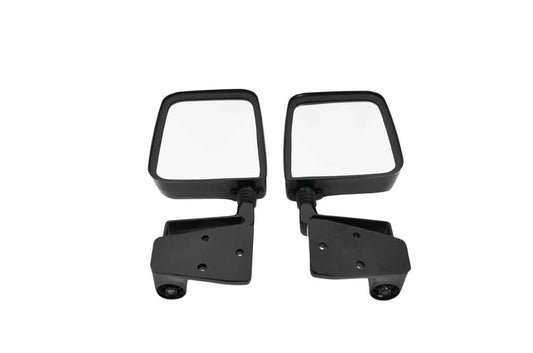 Kentrol 50475 Side Mirror Kit Pair for 1988-2006 Jeep Wrangler YJ TJ LJ - Powdercoat Black