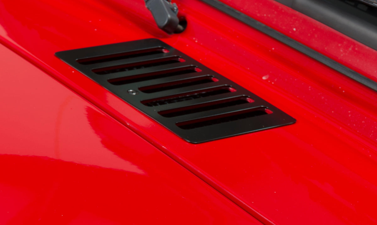 Kentrol 50500 Hood Vent for 1997-2006 Jeep Wrangler TJ LJ - Powdercoat Black