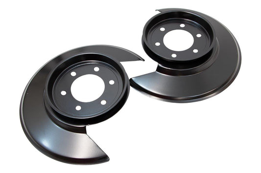 Kentrol 50502 Disc Brake Dust Covers Pair for 1976-1986 Jeep CJ5 CJ7 CJ8 - Powdercoat Black