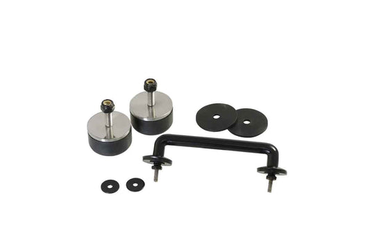 Kentrol 50503 Windshield Tie Down Kit for 1997-2018 Jeep Wrangler TJ LJ JK - Powdercoat Black