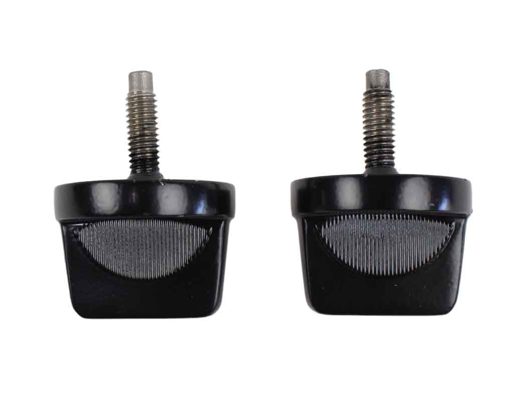 Kentrol 50510 Windshield Knobs Pair for 1976-1995 Jeep CJ Wrangler YJ - Powdercoat Black